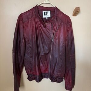 Leather jacket